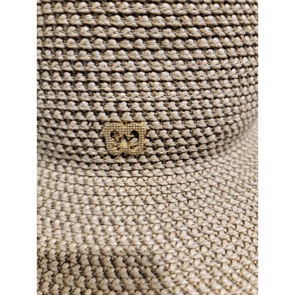 Eric Javits Bella Straw Hat Floppy UPF 50+ Max UV Protection Tan O/S - Picture 13 of 15